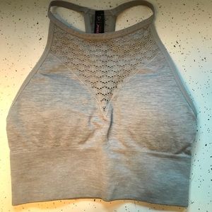 Grey Sports Bra